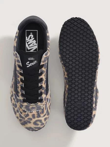 Vans Super Lowpro маратонки дамски от велур бежово
