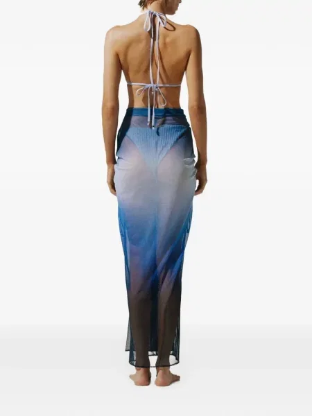 Fusta maxi Baobab albastru