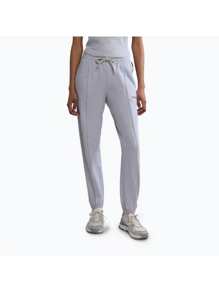 Spodnie Napapijri M-Iaato light grey mel szare