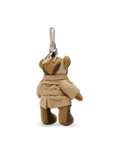 Zawieszka Burberry skórzana brązowa
