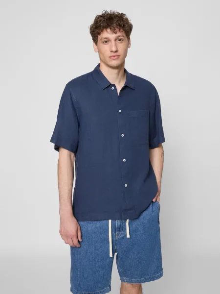 Лляні Сорочки PRPY синій