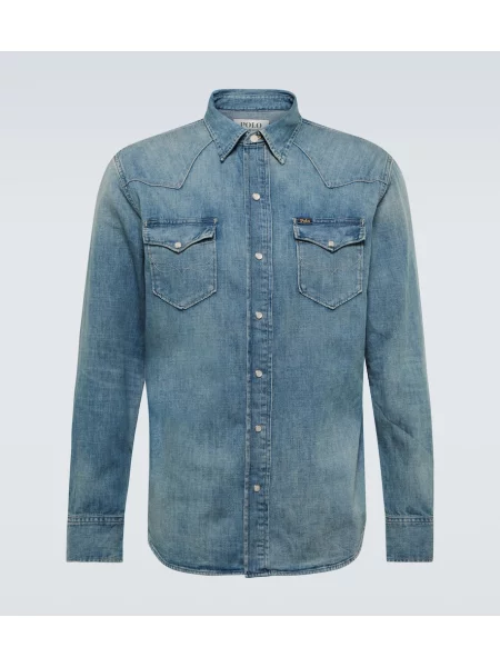 Polo Ralph Lauren Košile džínovina modrá