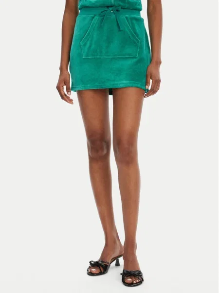 Juicy Couture Mini sukňa Heritage zelená
