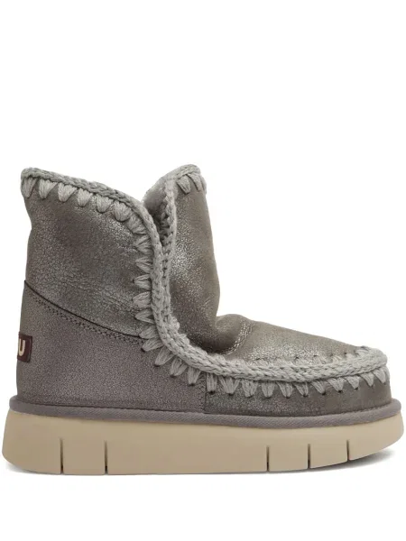 Botine Mou argintiu