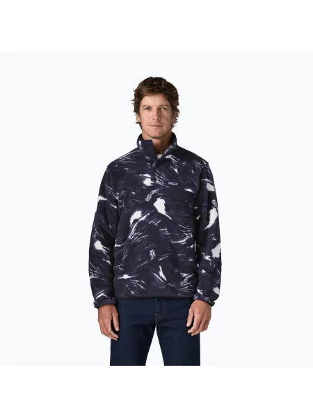 Pocnitură ușor pulover Patagonia din fleece albastru