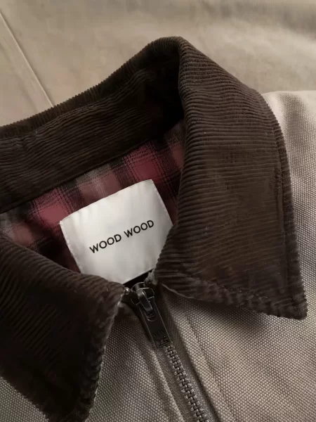 Με κολάρο μπουφάν πουκάμισο Wood Wood κοτλέ