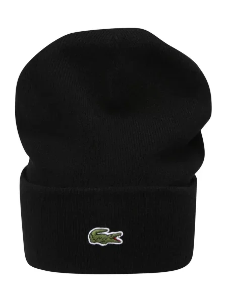 LACOSTE Čiapky zelená / čierna / biela