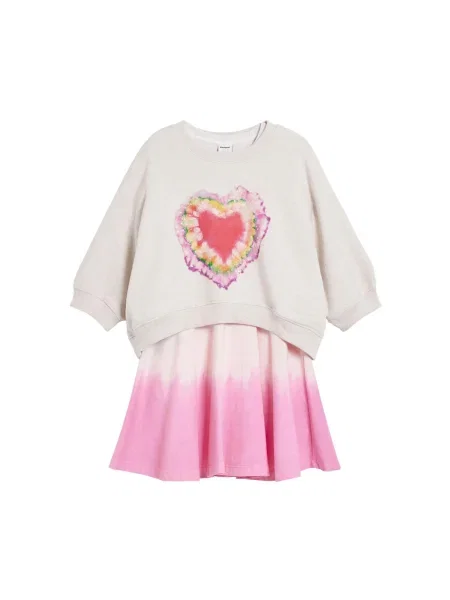 Desigual Ruha világos sárga / lila / fáradt rózsaszín / tűzpiros / természetes fehér