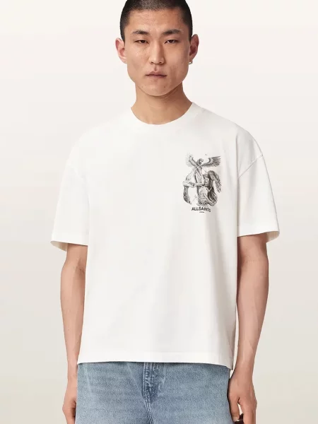 AllSaints tricou pentru bărbați din SERAPH alb