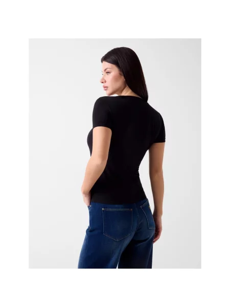 Tricou Guess cu autograf negru