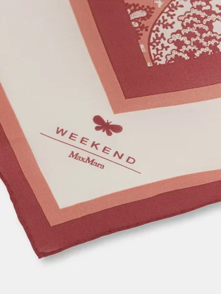 Weekend Max Mara хустка з додаванням шовку ASARONG