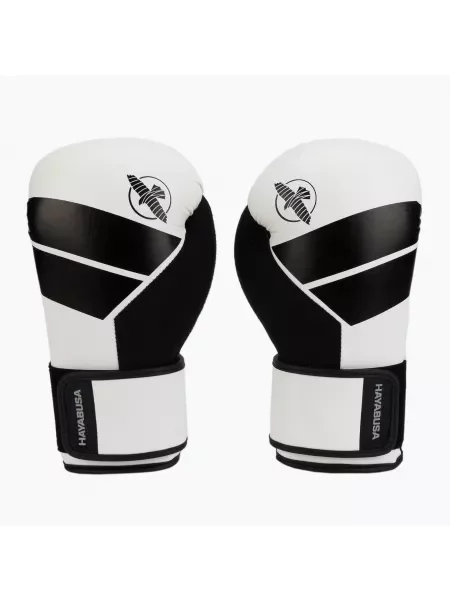 Rękawice bokserskie Hayabusa S4 white/black białe
