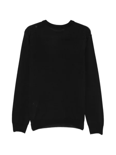 Pulover Manuel Ritz cu decolteu rotund negru