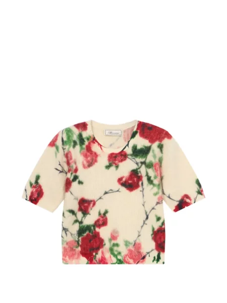 Pulover Blumarine cu model floral cu imagine