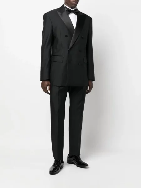 Garnitur Dsquared2 dwurzędowy czarny