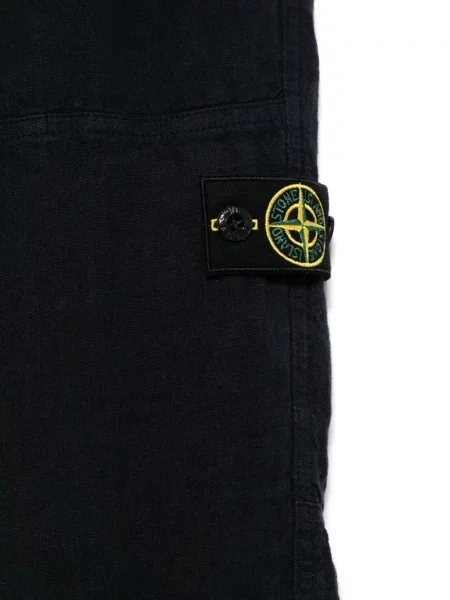 Spodnie dziecięce Stone Island niebieskie