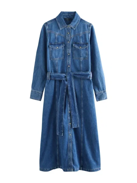 Next Obleka moder denim