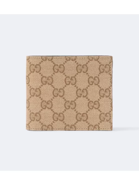 Portofel Gucci clasic din canvas bej