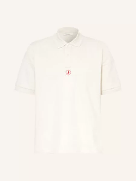 Jw Anderson Koszulka Polo Z Piki weiss