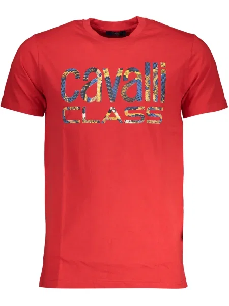 Tricou Cavalli Class scurt roșu