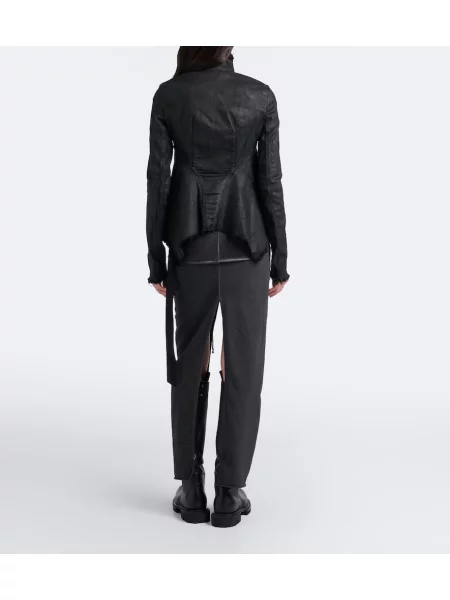 Fustă midi Rick Owens negru