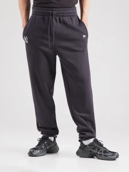 NEW ERA Pantaloni bleumarin alb
