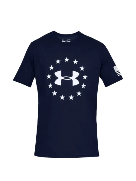 Tricou Under Armour cu imagine albastru