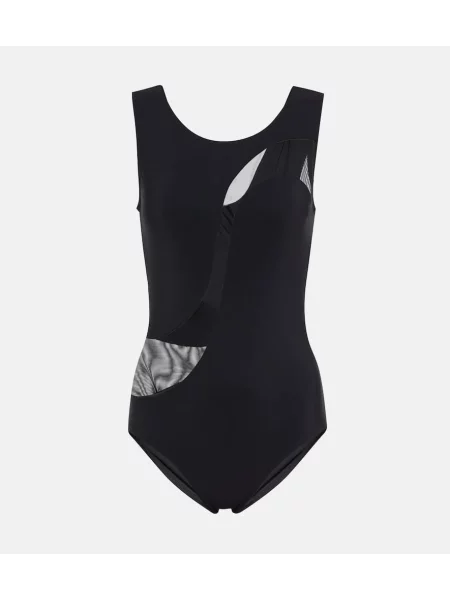 Strój kąpielowy Karla Colletto z siateczką czarny