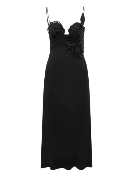 Костюм рокля Farm Rio с дантела черно