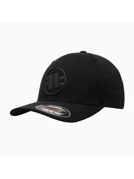 Șapcă pentru bărbați Pitbull West Coast Full Cap Logo 3D Angle Welding black negru