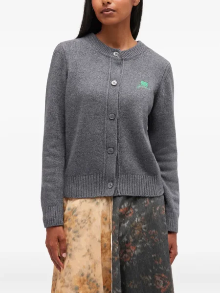 Cardigan Ganni gri