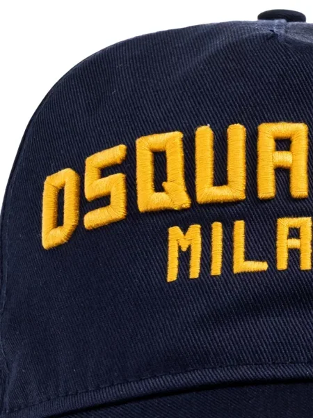 Șapcă Dsquared2 cu broderie albastru