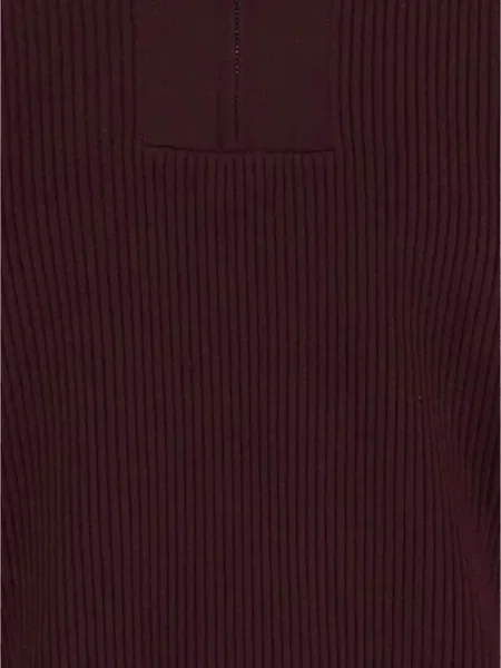 Πλεκτό polo Emporio Armani κόκκινο