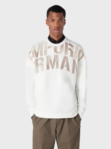 Свитшот Emporio Armani белый
