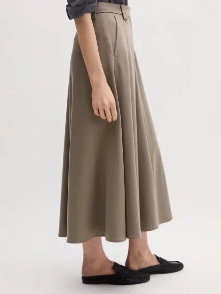 Спідниця міді Marc O’Polo ліоцелл бежевий