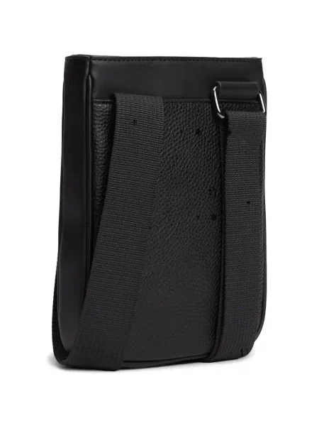 Geantă Tommy Hilfiger cu dungi negru