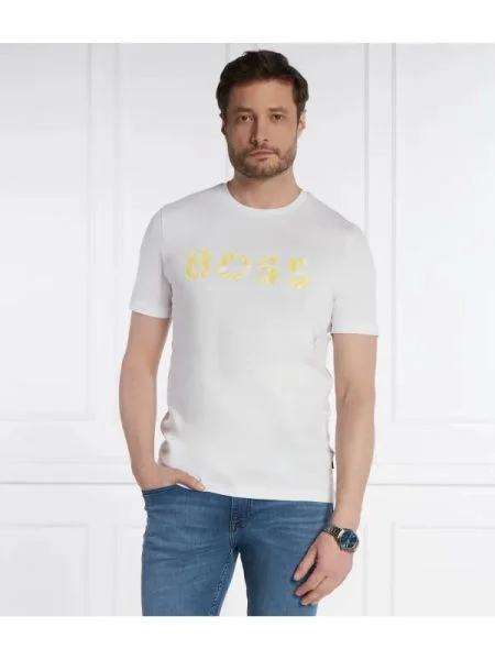 BOSS ORANGE Tricou Te_Bossocean alb