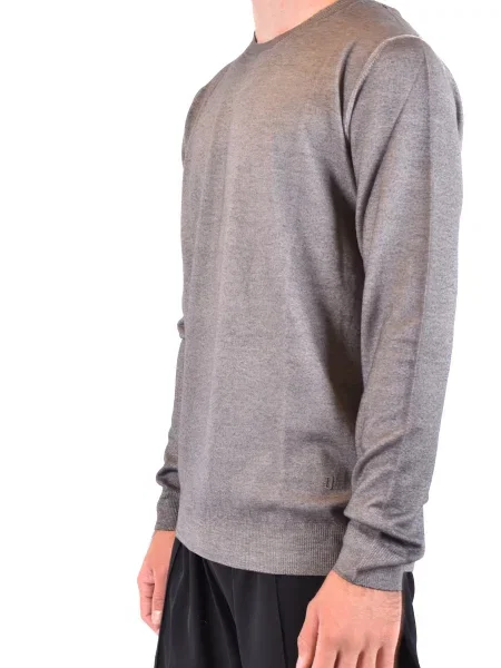 Vlněný svetr Dondup šedý