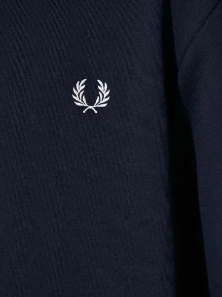 Kerek nyakú pulcsi Fred Perry haditengerészet
