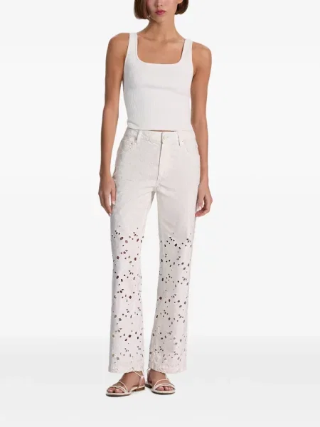 Blugi drepți Alice + Olivia