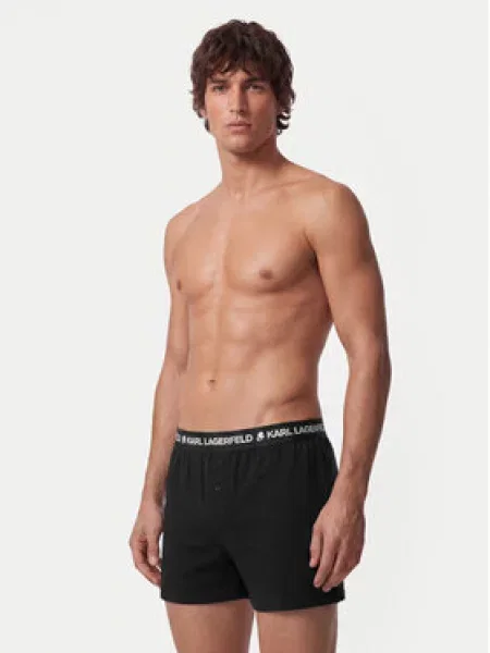 Karl Lagerfeld Boxeralsók / természetes fehér fekete
