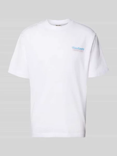 T-shirt o kroju regular fit z czystej bawełny Only & Sons biała