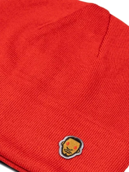 Dzianinowa czapka A Bathing Ape® czerwona
