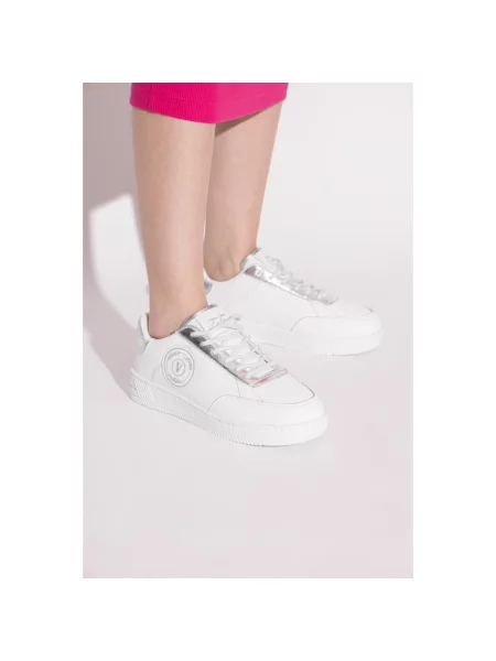 Sneakersy Versace Jeans Couture z logo białe
