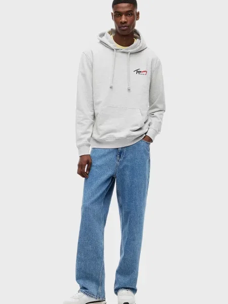 Худи Tommy Jeans серое