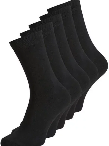 JACK & JONES Nogavice črna