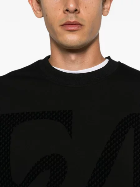 Lung hanorac Emporio Armani negru