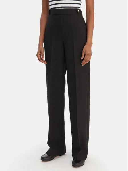 Tommy Hilfiger Pantaloni din Straight Fit negru