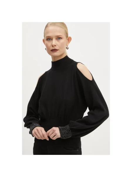 Guess sweter PIMA czarny