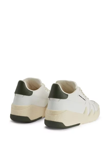 Sneakerși Giuseppe Zanotti din piele cu autograf alb